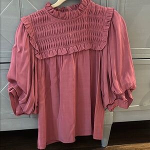 Elegant Dusty Rose Women's Top